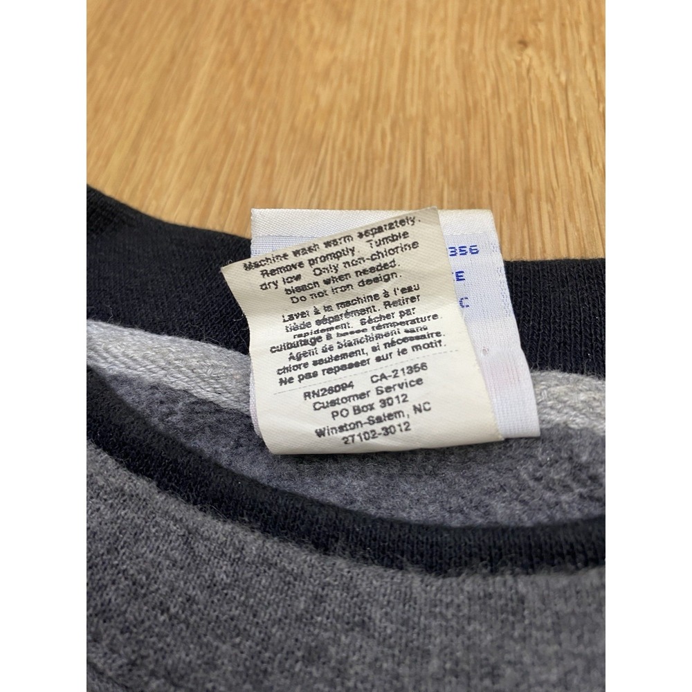 Champion Sweatshirt Mens XL Gray Crewneck Embroidered Script Logo Long Sleeve - Picture 8 of 9